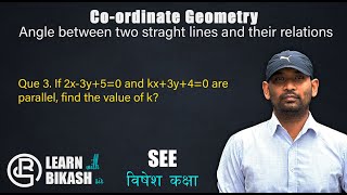 Question 3 Coordinate Geometry Angles between two st lines Opt MathSEE Grade 10 [upl. by Benedikt209]