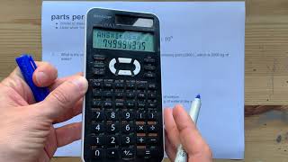 Calculate ppm for a solution parts per million using formula [upl. by Aivataj]