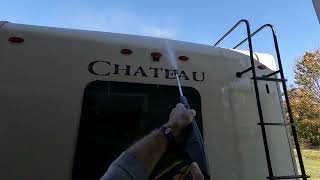 Applying Spray On Ceramic Sealant On RV [upl. by Berg]