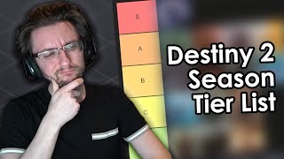 The definitive Destiny 2 Season 123 and expansion tier list [upl. by Brey747]