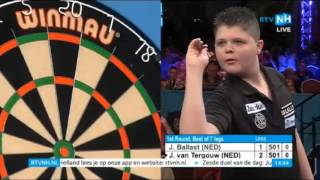 2015 BDO Finder Darts Masters Round 1 Ballast vs van Tergouw [upl. by Adamek]