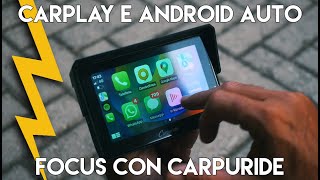 Carplay e Android Auto da moto approfondiamo largomento con Carpuride [upl. by Durnan]