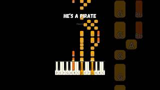 Hes a Pirate of the Caribbean 🏴‍☠️ HARD Piano Tutorial [upl. by Allisirp39]