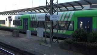 SWEG Stadler Regio Shuttle Wagen als Breisgau SBahn in Freiburg Hbf [upl. by Gnuy]