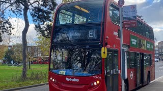 E1 to Greenford Broadway Enviro 400 [upl. by Cassey]