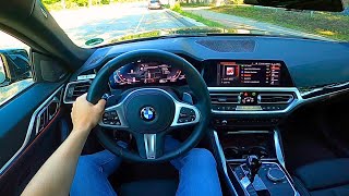 2022 BMW 4 series 430i Gran Coupe M sport  pov test drive [upl. by Arraet]