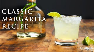 Classic Margarita Recipe  Easy Tequila Cocktails  Patrón Tequila [upl. by Kinzer]