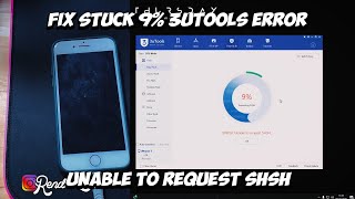 CARA MENGATASI STUCK 9 ERROR 3UTOOLS UNABLE TO REQUEST SHSH [upl. by Summers]