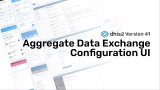 Aggregate Data Exchange configuration UI  dhis2 version41 [upl. by Adelaja]