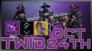 Farming Exotic Class Items Burst Fire Shotgun amp Destiny Wizard Posting  TWID Update 10242024 [upl. by Akenit980]