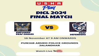 🔴LIVE  USHA DIVYANG INDIAN CRICKET LEAGUE 2024  4K ULTRA HD  16 NOV 2024 [upl. by Gavrah]