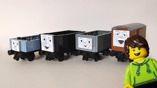 How I made LEGO Troublesome Trucks Thomas amp Friends  Larrys Lego [upl. by Akemed]