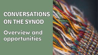 Conversations on the Synod Overview and opportunities [upl. by Dajma814]