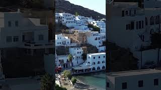 Merichas greece travel greekislands kythnos cyclades aerialvideography port beach resort [upl. by Cory151]