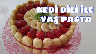 KEDÄ° DÄ°LÄ° Ä°LE YAÅ PASTA TARÄ°FÄ° PRATÄ°K YAÅ PASTA TARÄ°FÄ° Leziz Yemek Tarifleri [upl. by Attiuqaj]