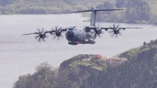 A400M Atlas low level through the lake district [upl. by Assenay764]