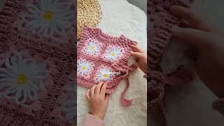 shortvideoshortszarayelek vestyoutubeshorts örgüyoutuberbeginner crochethandmadetutorial [upl. by Ayr]