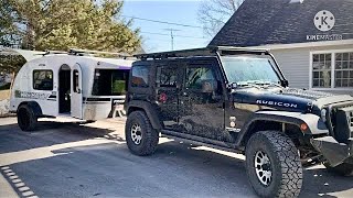 Overland Adventuring  Jeep amp Luna Rover by InTech Teardrop trailer [upl. by Werdna]