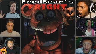 Gamers Reactions to the First Jumpscare  FredBears Fright [upl. by Erasmus]