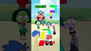 INSIDE OUT 2 COLOR MATCH Puzzle Challenge Joy x Envy x Disgust x Anger x Fear [upl. by Akimik520]