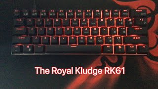 Unboxing and review of The Royal Kludge RK61 Red switches [upl. by Yerffeg632]