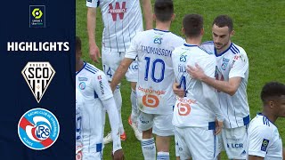 ANGERS SCO  RC STRASBOURG ALSACE 0  1  Highlights  SCO  RCSA  20212022 [upl. by Kele]