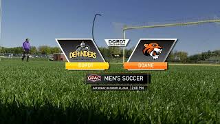 Dordt vs Doane Mens Soccer Oct 21 2023 [upl. by Ayojal779]