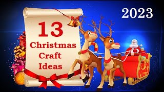 13 IDEAS🎄Affordable Christmas Decoration ideas🎄DIY Christmas Ornaments craft ideas🎄 [upl. by Adnwahsor]