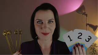 Ridiculously Repetitive ASMR counting lights eye chart and tuning forks over and over and over [upl. by Amerak]