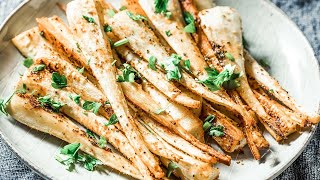 Perfectly Roasted Parsnips Recipe [upl. by Quincey]