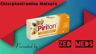 Chlorpheniramine Maleate 4mg AllerChlor What is Chlorpheniramine Uses Dose amp Side Effects [upl. by Atinrahs]