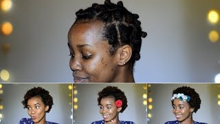 EASY BANTU KNOT OUT TUTORIAL  HOW I STYLE MY BANTU KNOT OUTS [upl. by Derdlim289]