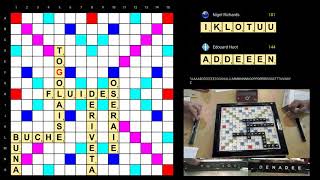 SCRABBLE CDM MARTIGNY 2017  CDM Classique ronde 2 [upl. by Nedlog]