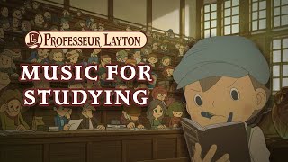 Professor Layton study music  Sleep Relax Focus  2h of HQ original soundtrack [upl. by Lurleen]