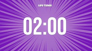 2 Minute Timer with Ticking Sound 🎵🎧 [upl. by Yerggoeg]