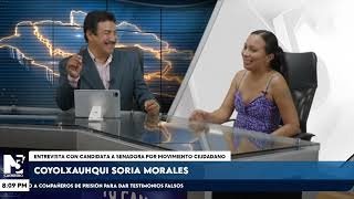 Entrevista con Coyolxauhqui Soria Morales candidata a senadora por Movimiento Ciudadano [upl. by Airasor961]