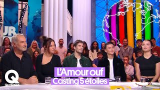 Gilles Lellouche Adèle Exarchopoulos François Civil  casting ouf pour quotLAmour oufquot [upl. by Irwin16]