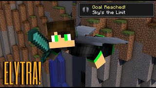 ITS TIME TO TOUCH THE SKYS LIMIT II BRINGING ELYTRA GONE WRONG II MINCRAFT SURVIVAL WORLD 3 [upl. by Ayrad]