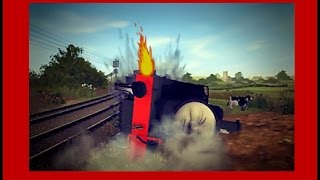 The Adventure Begins  RUNAWAY JAMES CRASH REMAKE Thomas and Friends [upl. by Leamaj]