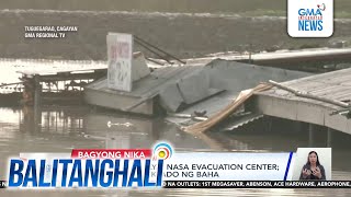 Ilang bahay lubog sa baha dulot ng pagtaas ng antas ng tubig sa Cagayan River  Balitanghali [upl. by Varin]