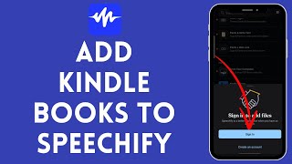 How to Add Kindle Books to Speechify 2024  Include Kindle Books to Speechify [upl. by Keary]