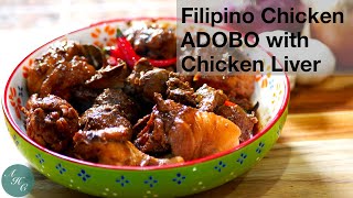 Chicken Adobo with Liver  Adobong Atay ng Manok [upl. by Anitaf]