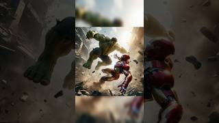 Hulk Vs Ironman😱marvelavengersronaldomessigodzillasongfootballhulkeditkeşfetneymarufc [upl. by Hasseman]