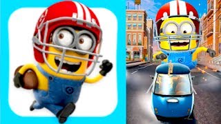 Despicable Me Minion Rush  QUARTERBACK MINION iPhone Gameplay [upl. by Anelhtak]