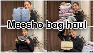 Meesho bags hauls starting ₹100  Kajal Choudhary [upl. by Arihsaj]