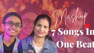 Mashup 7 Songs In One Beat  Aum Agrahari amp Deepika Gupta  Hindi Bollywood Mashup [upl. by Nyrret]