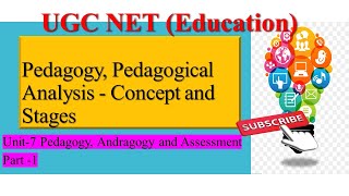 Pedagogy Pedagogical Analysis  Concept and StagesUGC NET MEd [upl. by Avlasor]