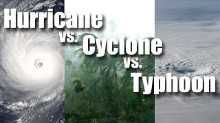 Hurricane vs Cyclone vs Typhoon [upl. by Llerrom269]