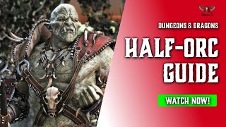 HalfOrc 5e  Races for Dungeons and Dragons [upl. by Heater]