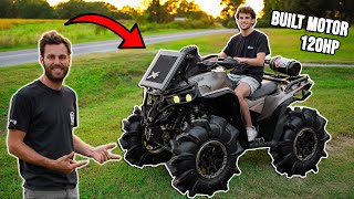 Building a 120hp CanAm RENEGADE Nitrous [upl. by Aineval]